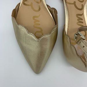 Sam Edelman Shoes - San Edelman Rowan gold flats 6.5 scalloped flats Sam Edelman Shoes - San Edelman Rowan gold flats 6.5 scalloped flats